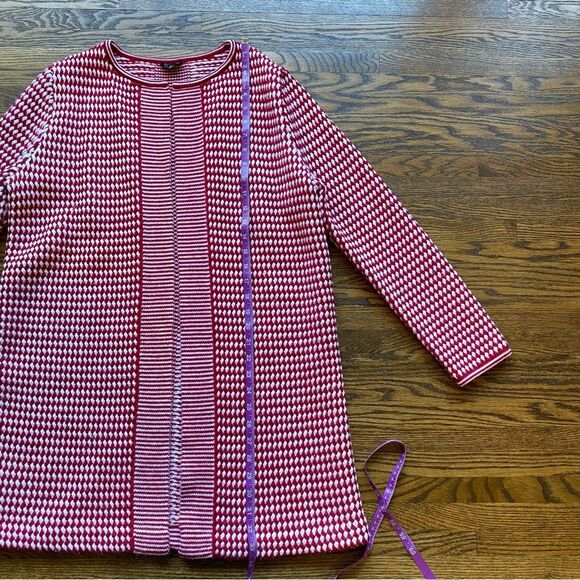 Talbots Pure Merino Wool Open Front Cardigan womens L 100% merino wool red - Picture 14 of 14
